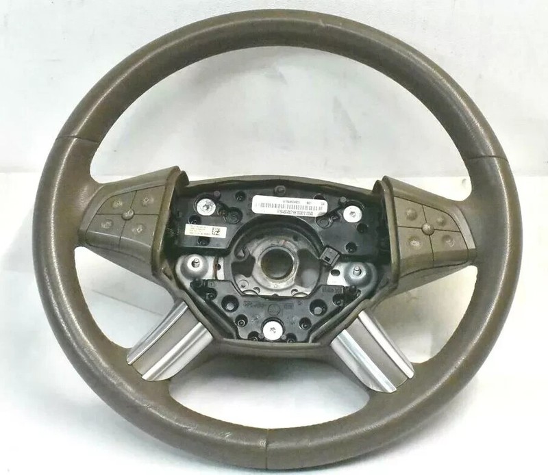 06-09 Mercedes X164 GL450 ML550 Steering Wheel Assembly Brown A1644600803 OEM