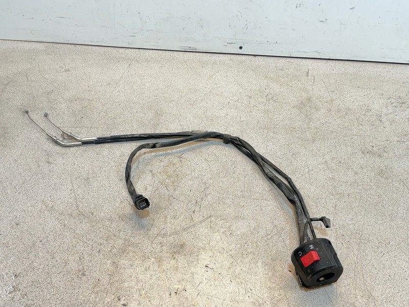 2024 KAWASAKI EX 650 EX650 RIGHT CLIP ON HANDLE KILL OFF START SWITCH CABLE 24