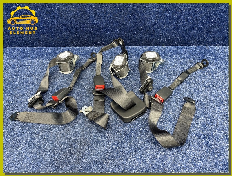 2019-2024 DODGE RAM 1500 RIGHT LEFT CENTER REAR SEAT BELT RETRACTOR SET3 OEM