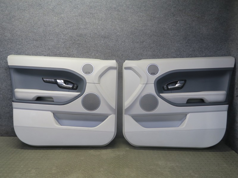 2012-2015 RANGE ROVER EVOQUE L538 4DR FRONT DOOR INTERIOR TRIM PANEL SET OF 2