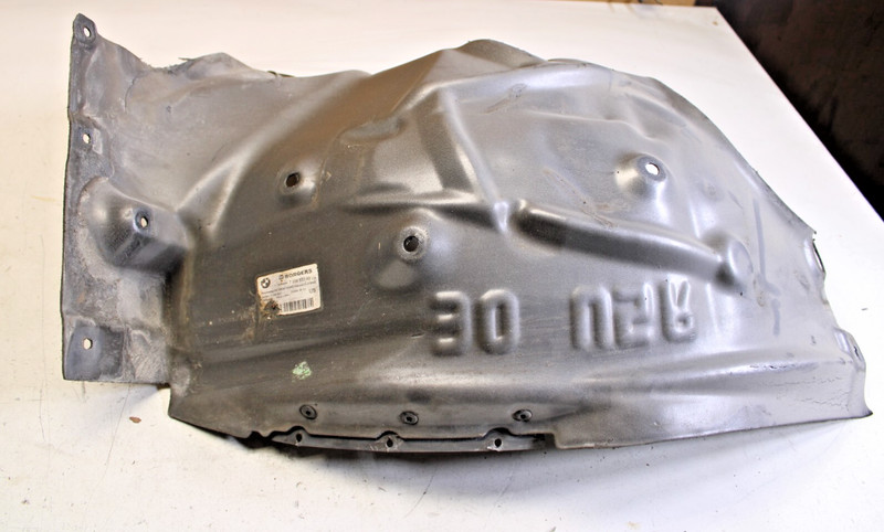 16-18 BMW F30 FRONT RIGHT WHEEL FENDER LINER SPLASH SHIELD rear section OEM