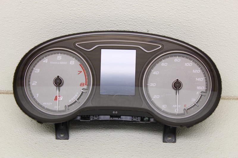 Audi S3 Gauge Cluster Instrument Panel Speedo 76k Miles Genuine Oem 2017-2020
