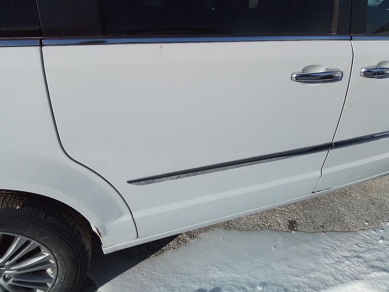 Passenger Rear Side Door Movable Glass Fits 11-16 TOWN & COUNTRY 3398253