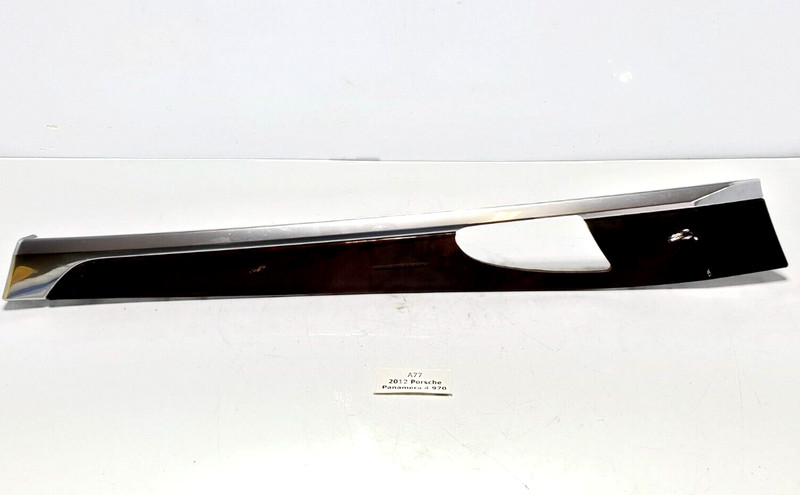 ✅ 10-16 OEM Porsche Panamera 970 Front Right Passenger Interior Door Trim Wood