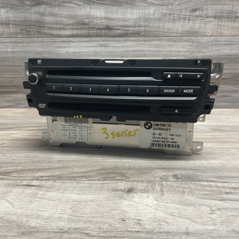 2007-09 BMW 3 Series 128i Navigation Receiver OEM GPS 9170718 Radio SDN Conv 08