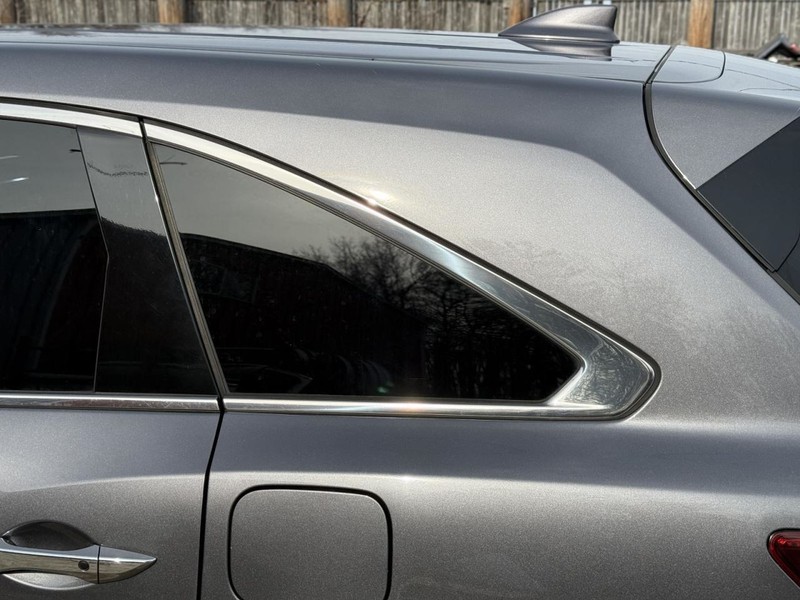 2014-2020 Acura MDX Left Driver Side Quarter Window With Chrome Bezel
