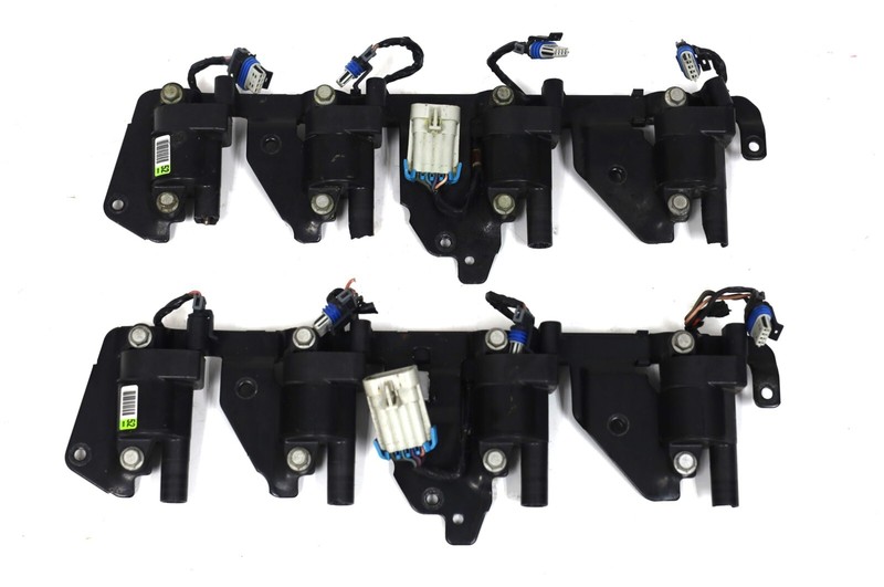 2008 Z06 Corvette Coil Pack & Brackets OEM LS7 Ignition Coil Set **SEE NOTE**