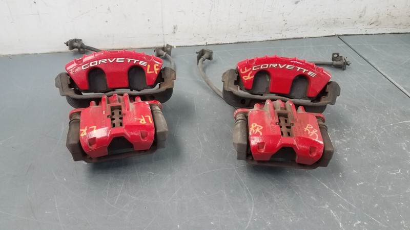 2003 Chevy Corvette C5 Z06 PBR Brake Caliper Set #5446 VV10