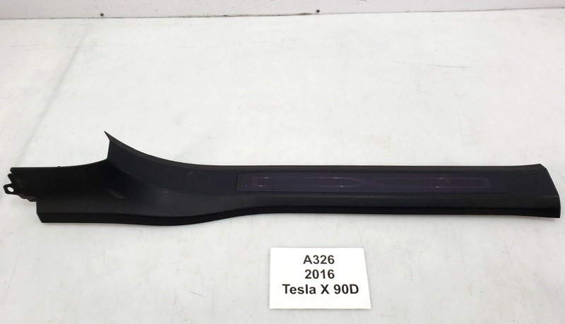 ✅16-20 OEM Tesla Model X Front Left Driver Side Door Sill Cover Trim Panel NOTE*