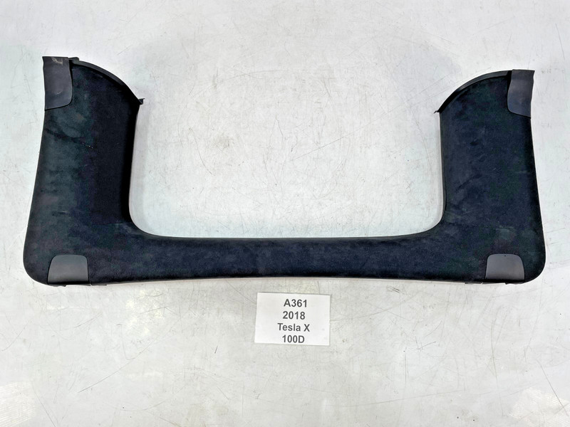 ✅ 16-20 OEM Tesla Model X Rear Right Passenger Falcon Door Upper Ultrasuede Trim