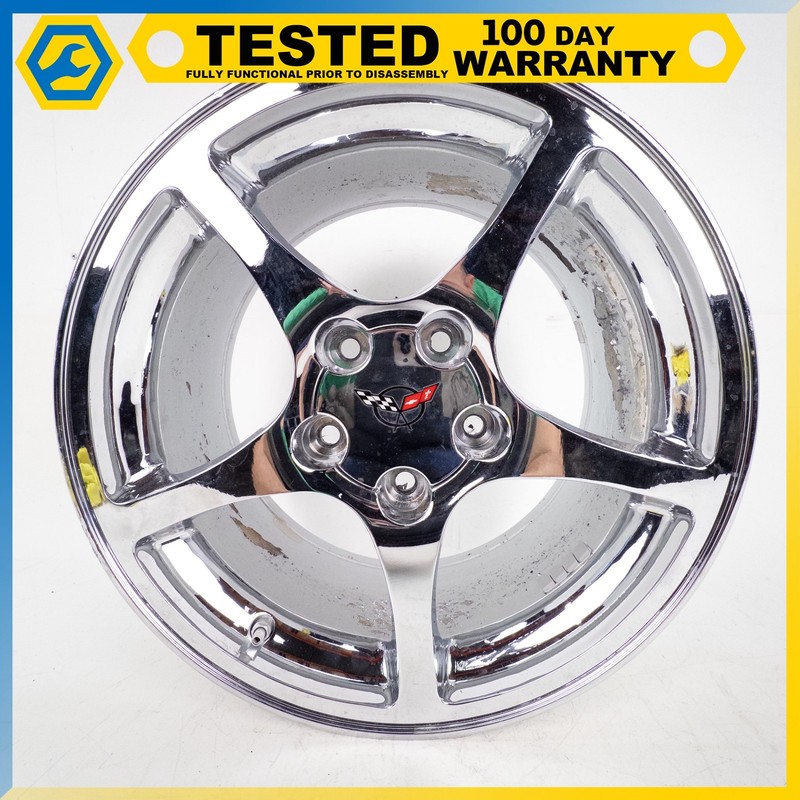 97-04 CHEVROLET CORVETTE C5 18x9.5J WHEEL RIM POLISHED