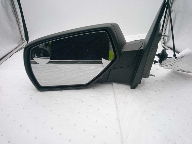 2016 GMC Sierra 1500 Left Door Mirror Assembly White - Used, 136K Miles