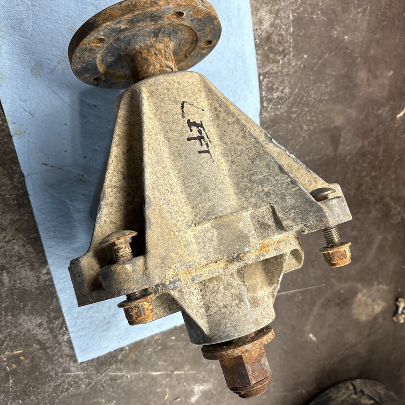 2001 John Deere Gator 4x2 Rear Left Axle,Hub, Bearing CarrierGood