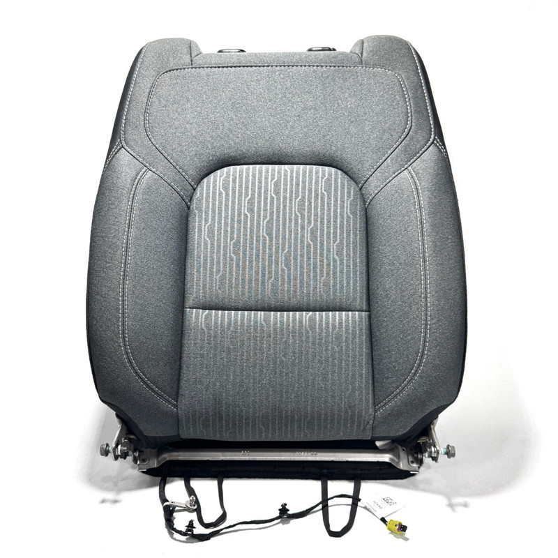 📌 2019-2024 RAM 1500 5TH FRONT RIGHT PASSENGER SEAT UPPER BACK CUSHION GRAY OEM