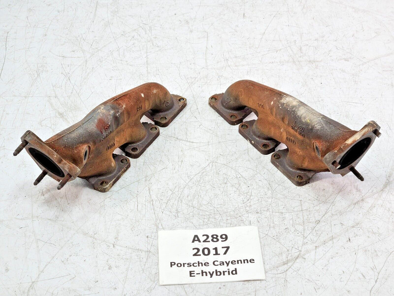 ✅ 15-18 OEM Porsche Cayenne 957 3.0L Left Right Side Exhaust Manifold