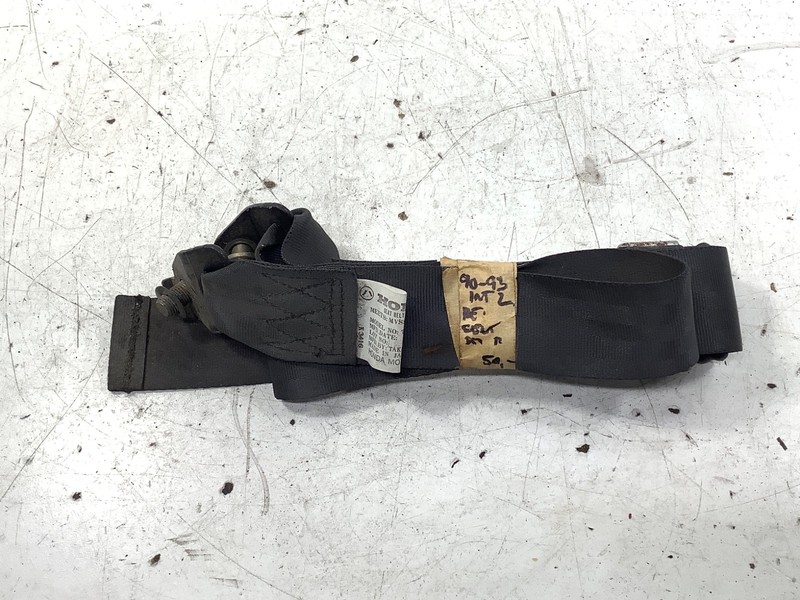 90-93 Acura Integra 2DR Rear Center Seat Belt Black OEM