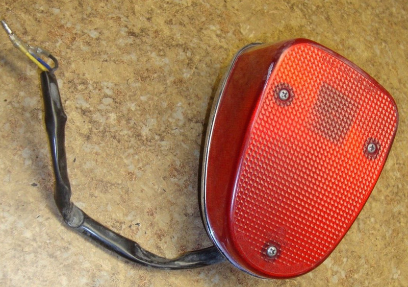 2007 Yamaha XVS650 XVS 650 V Star Rear Tail Brake Light Lens Cover Taillight 07