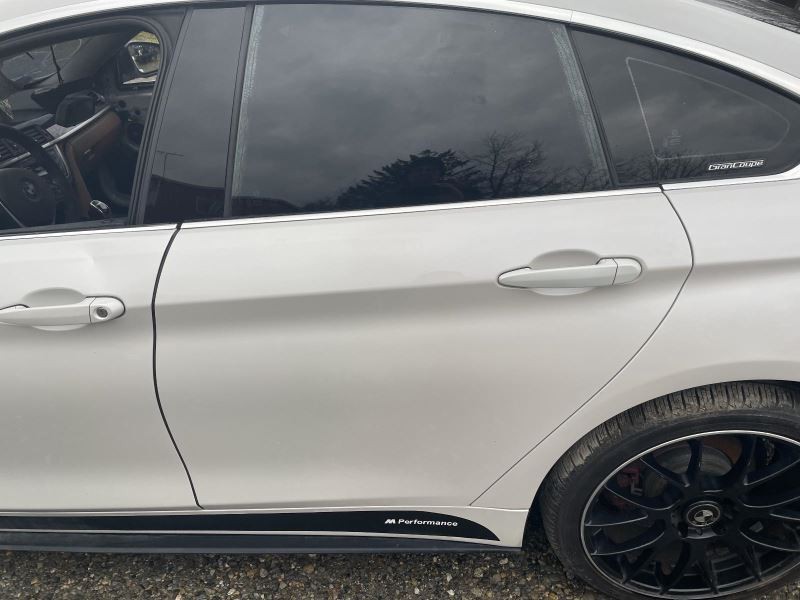 2015-2016 BMW 428i Left Driver Side Rear Door White Gran Coupe