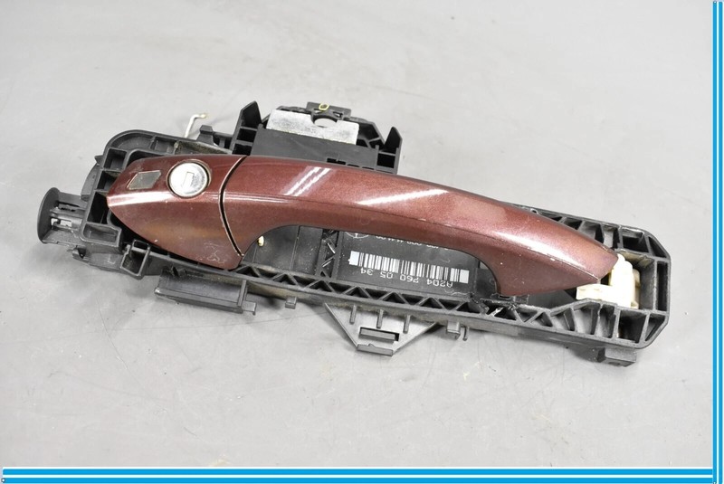 08-14 Mercedes W204 C300 Front Left Side Exterior Door Handle Assembly Red OEM