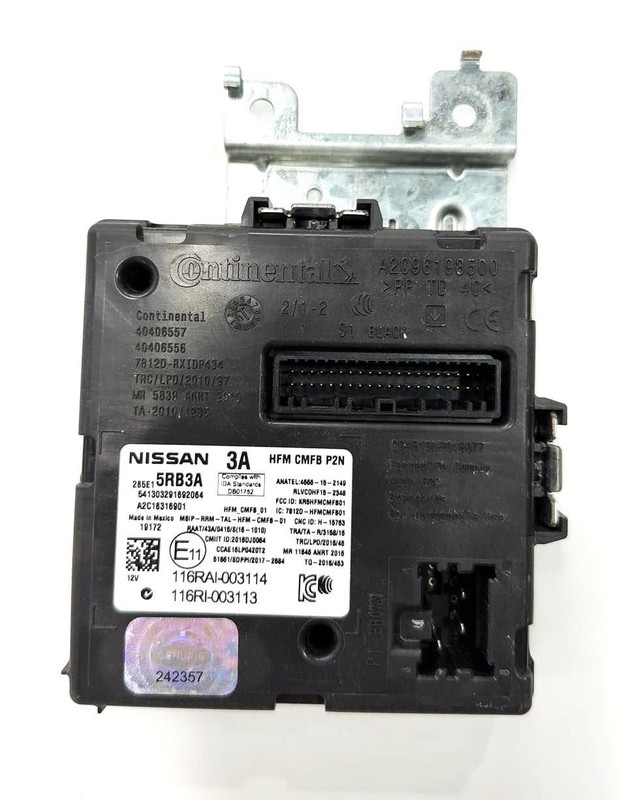 2020-21 Nissan Versa Keyless Entry Transmitter Theft Lock Module OEM 285E1-5RB3A