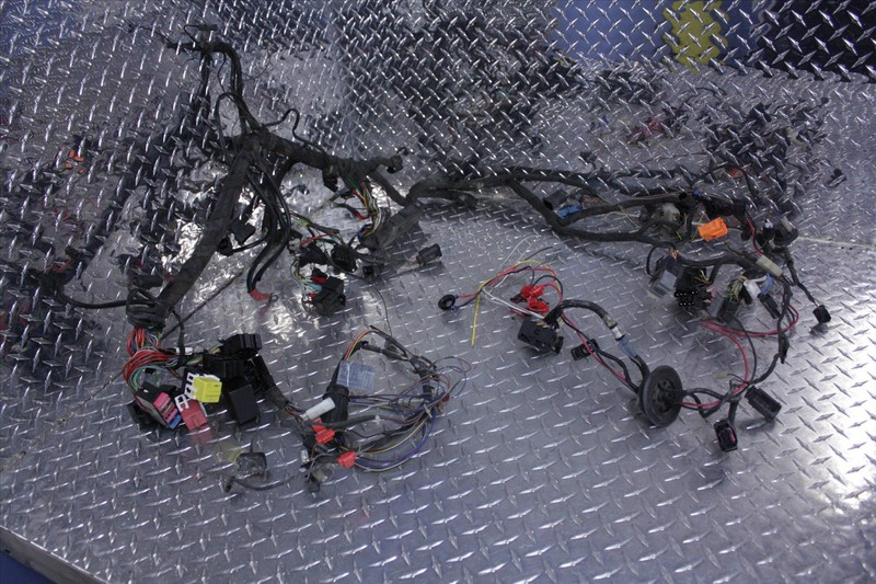 02 BMW R 1150 RT MAIN HARNESS WIRE WIRING WITH PLUGS RELAYS R1150
