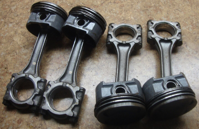 1995 BMW K1100 LT K1100LT K 1100 Engine Motor Piston Connecting Rods 95