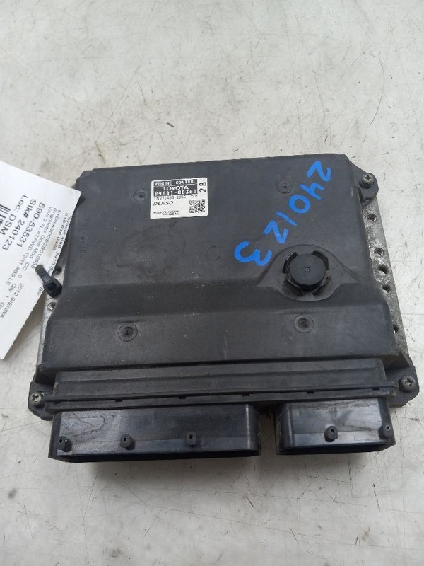 11-12 TOYOTA SIENNA 2.7L FWD AT ENGINE ELECTRONIC CONTROL MODULE