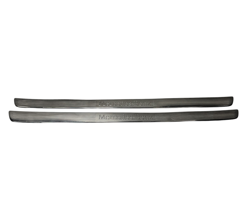 📌12-15 MERCEDES-BENZ C250 COUPE FRONT RIGHT & LEFT SILL SCUFF TRIM SET OF 2 OEM