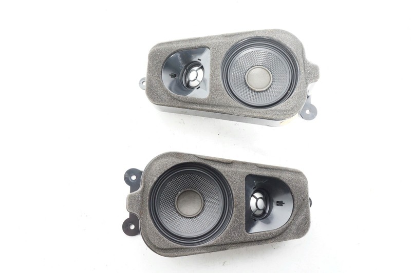 07 08 09 10 BMW X5 E70 REAR PILLAR UPPER AUDIO SOUND SPEAKER SET OF 2 OEM
