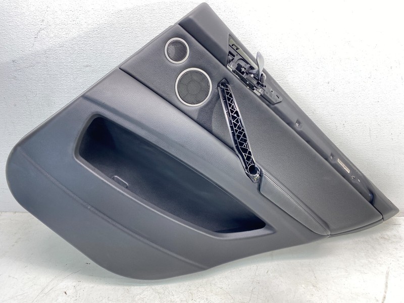 07-13 BMW E70 X5 M Rear Right Passenger Interior Door Panel Leather Black OEM✅