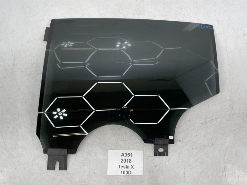 ✅ 16-20 OEM Tesla Model X Rear Left Driver Side Door Window Glass Tint