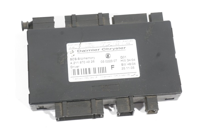 2006-2008 MERCEDES BENZ CLS500 W219 FRONT LEFT SEAT CONTROL MODULE OEM