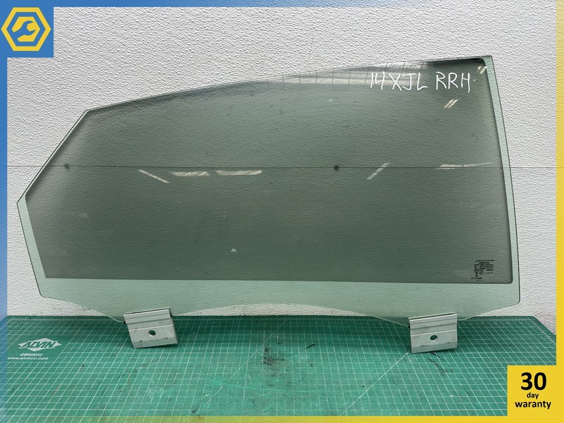 10-19 JAGUAR XJ XJR REAR RIGHT PASSENGER SIDE DOOR WINDOW GLASS OEM
