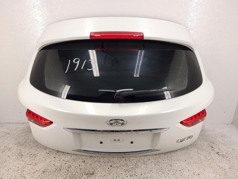 14 15 16 17 Infiniti QX70 Rear Hatch Liftgate W/ Surround View OEM White QAA