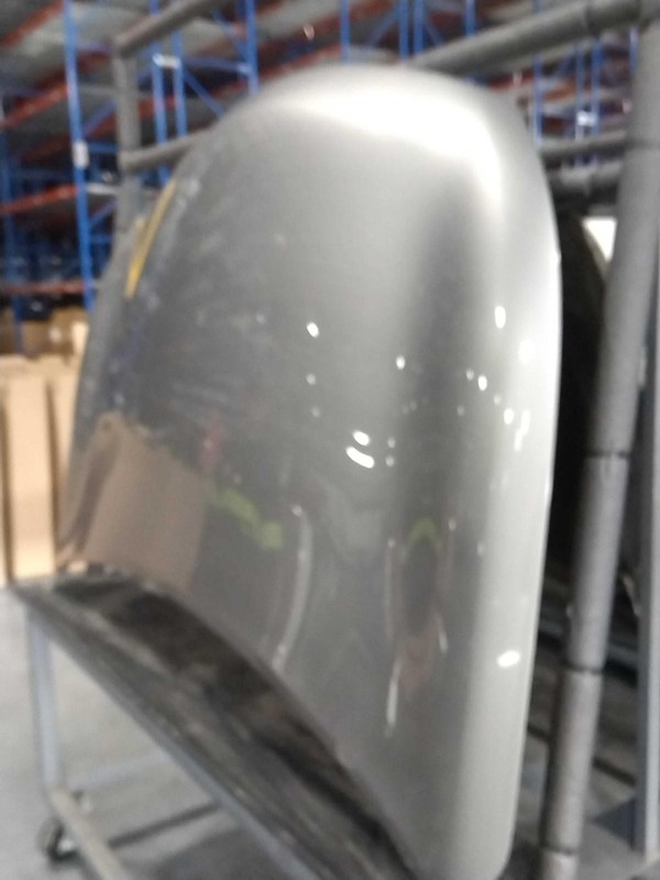2014 INFINITI QX80 OEM Silver Hood Panel - Used, PNT Chipped, 78000 Miles