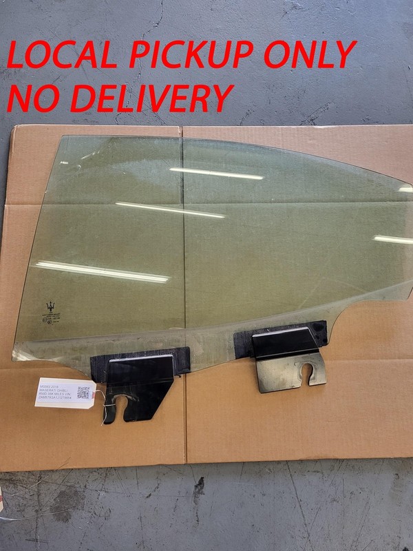 Used Oem Maserati Rear Left Driver Door Window Glass for 2014-2018 Ghibli Base