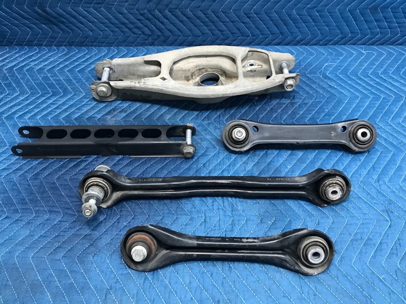 OEM BMW E82 E90 E92 Rear Left Lower Upper Suspension Control Arm Wishbone SET