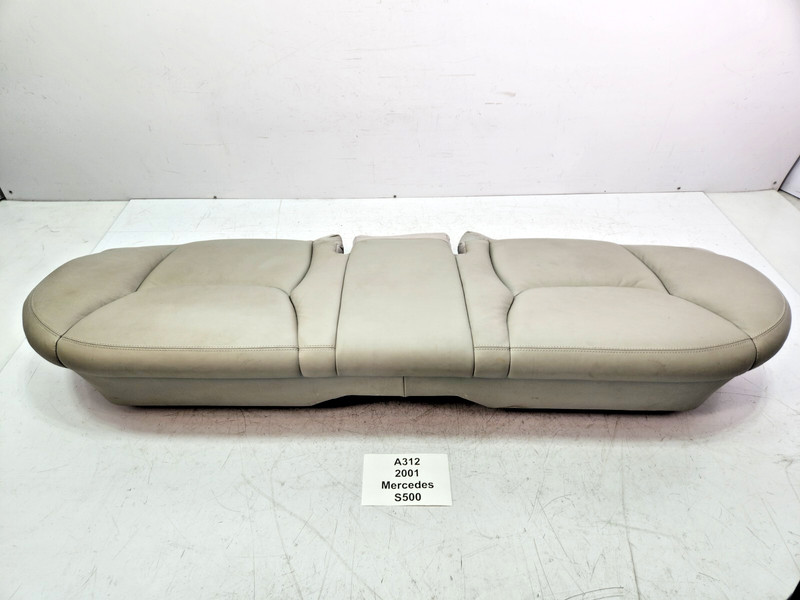 ✅ 00-02 OEM Mercedes W220 S500Rear Bottom Lower Seat Cushion Leather