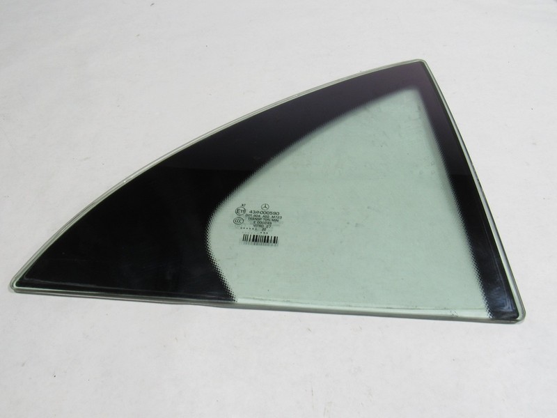 18-20 Mercedes S560 W222 2020 Rear Right Door Quarter Fixed Window Glass :M
