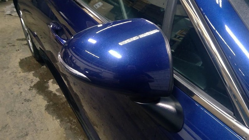 Passenger Side View Mirror Power Matte Black Base Fits 20-23 SONATA 1790077