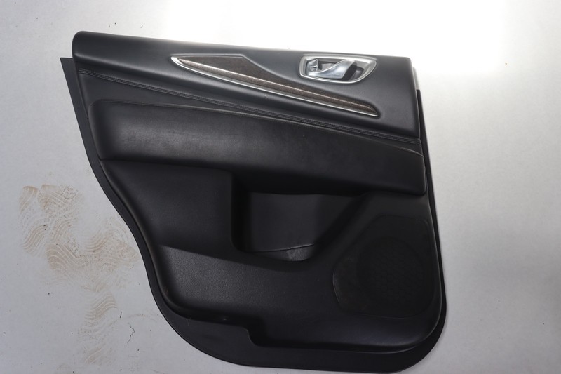 2013 INFINITI JX35 REAR LEFT SIDE DOOR PANEL TRIM COVER BLACK OEM