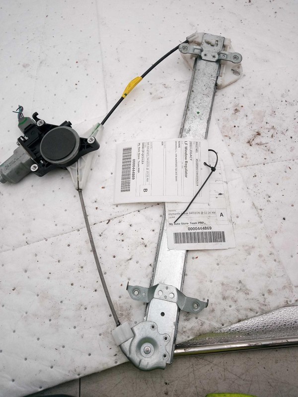 2010 Subaru Legacy Left Window Regulator Blue OEM 266147 202K Miles