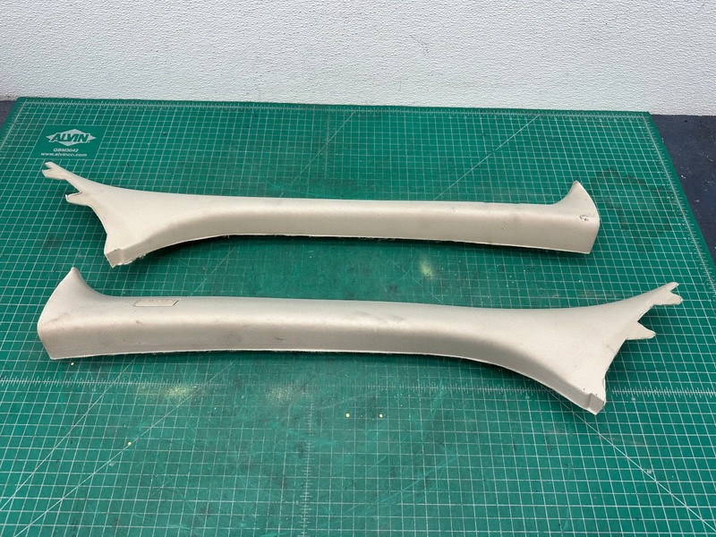 09-15 JAGUAR XF X250 FRONT LEFT & RIGHT SIDE A PILLAR TRIM COVER PANEL PAIR OEM