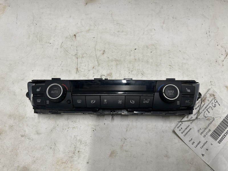 2014 BMW 335i Heat AC Controller automatic control OEM 14