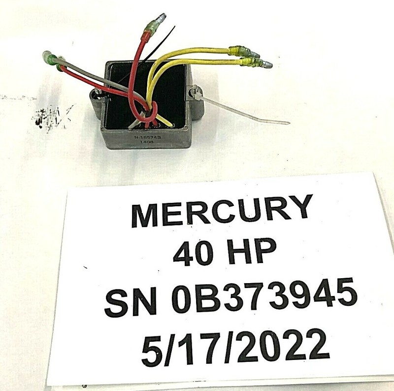 Mercury Mariner Outboard 70hp-125hp Voltage Regulator OEM PART! FRESHWATER!
