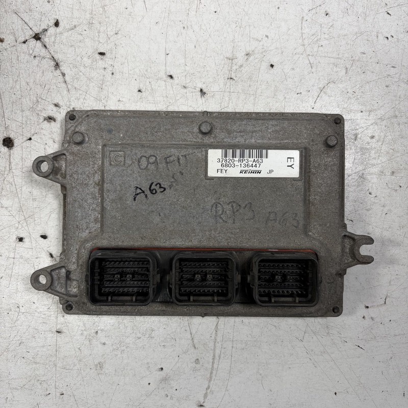 09-10 Honda Fit Sport AT ECU/ECM Engine Control Unit Module 37820-RP3-A63 OEM