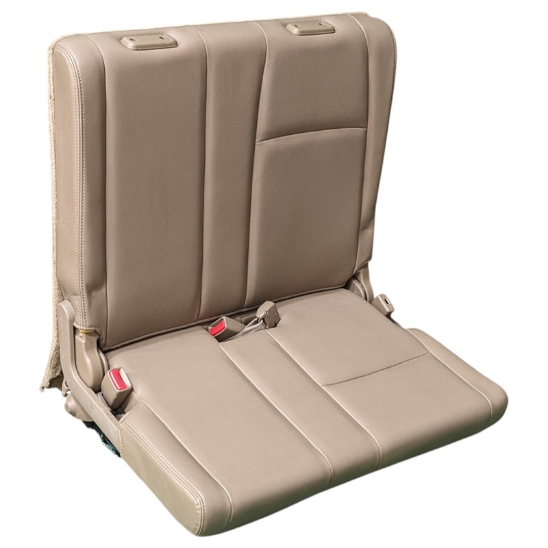 2003-2008 Honda Pilot 3rd Row Driver left LH Beige Leather Pair Set Seat OEM