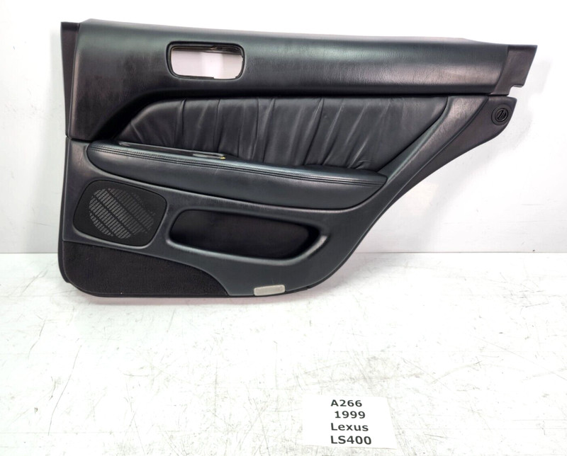✅ 98-00 OEM Lexus LS400 XF20 Rear Right Passenger Side Door Panel Leather Black