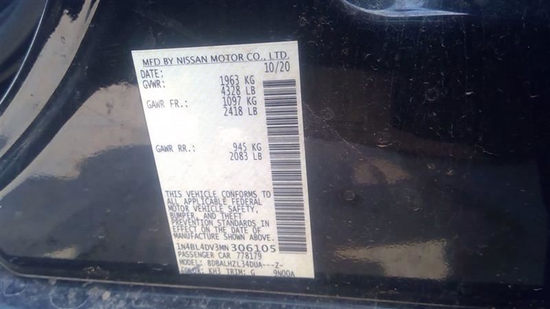 AC Compressor 4 Cylinder Fits 19-20 ALTIMA 1359232