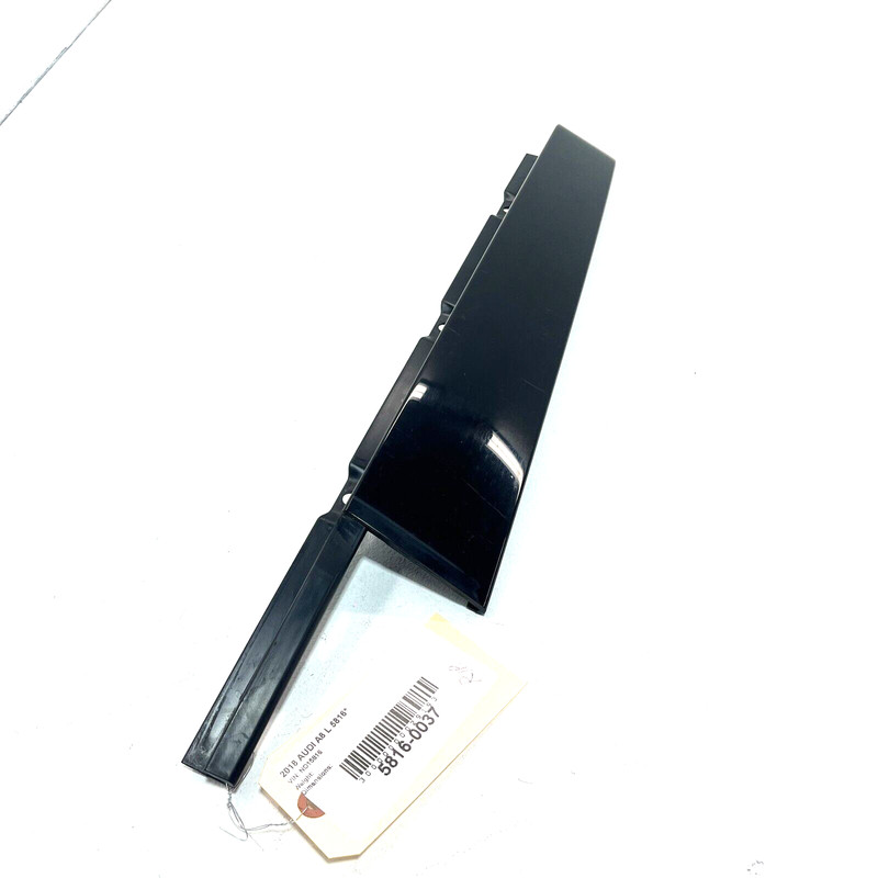 2011-2018 AUDI A8 REAR RIGHT PASSENGER SIDE FORWARD DOOR MOLDING BLACK OEM